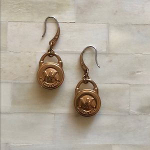 Michael Kors - “MK” Padlock Dangle Earrings